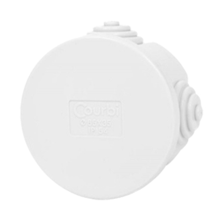 Коробка распределительная COURBI 80х40 мм, серая, 32-21002-804 - 1