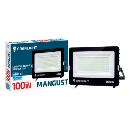 Прожектор LED Enerlight MANGUST 100W, 6500K, IP65, MANGUST100SMD80С - 1