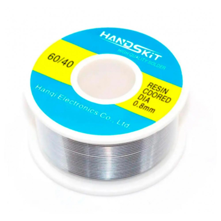 Припой HandsKit ПОС-60, диам. - 1мм, 50гр., катушка - 1