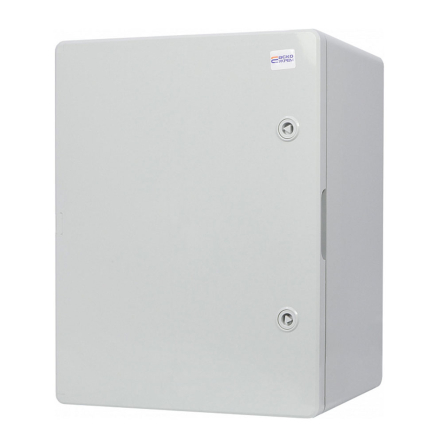 Корпус АБС-пластик АСКО-Укрем, ударостойкий, с монтажной панелью, непрозрачные дверки, 35*50*19, ІР65, A0270010019