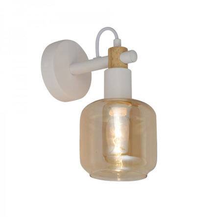 Настінний світильник Ardero BL1410-2ARD DENVER, Е14, 230V, 170х120х230 мм, під лампу, білий - 1