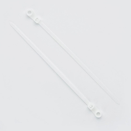 Хомут нейлоновый с креплением под винт АПРО, CTRM-W5200, 200x5 белый (пач. 100 шт.)