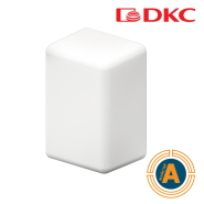 LM Заглушка, ДКС, 00578, 25х17, біла, RAL9016