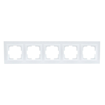 Рамка 5-а, Mono Electric, DESPINA, білий, 102-190000-164 - 1
