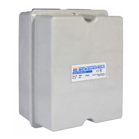 Рубильник АСКО-УКРЕМ QS5-63A, 63 А разрывной 1-0 в корпусе, A0100010007