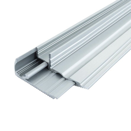 Профіль алюмінієвий BIOM для сходів LPS-22 (LPS-22/1+LPS-22/2) анодований, 2м + розсіювач - 1