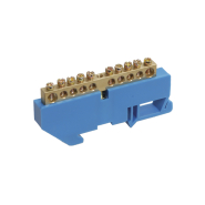 Шина N &quot;нуль&quot; на DIN-ізоляторі ШНИ-8х12-10-Д-C IEK