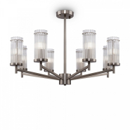 Люстра Manisa 8xE14 76x50 см никель