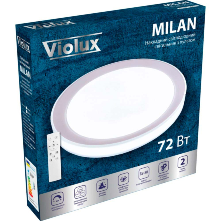 Светильник VIOLUX Smart MATRIX, 120W, 3000-4500-6000К, 9600Lm, 520 мм, квадрат, черный, 220505