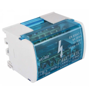 Нулевая шина 2х7 в корпусе (2бруска по 7 отверстий), АСКО-УКРЕМ, A0150120018