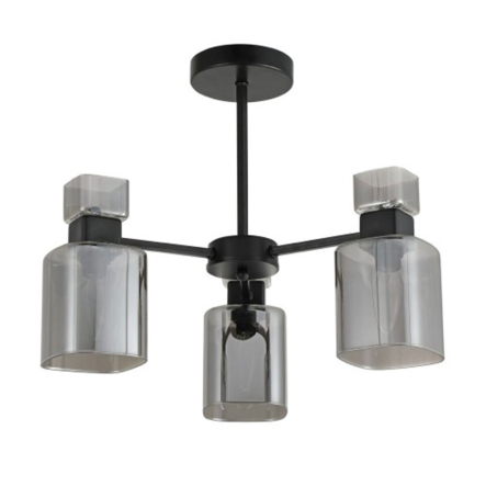 Светильник Ardero BL1130-1ARD OLIVIA, под лампу E14х3 ⌀460х360 мм, чёрный