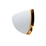 Светильник настенный OSMONT, NELA 264, E27, 1x100W, IP 43, 350 мм, полукруг, золото