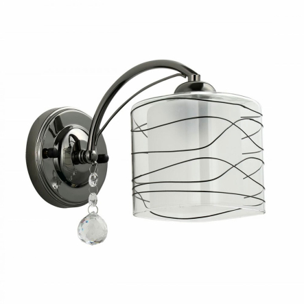 Бра VALESO G 07476/1W Pearl black