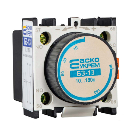 Блок задержки АСКО-УКРЕМ БЗ-13 (10-180 сек при выключении) (LA3-DR4), A0040050003 - 1