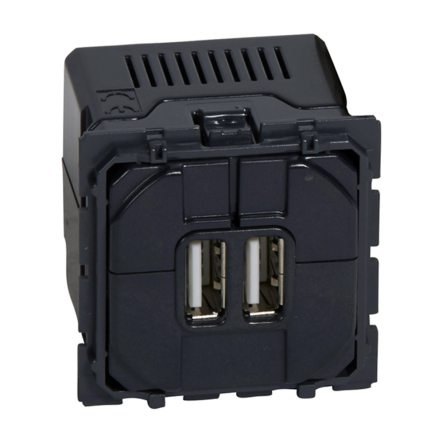 Розетка 2хUSB 5В 1500 мA LEGRAND Celiane, 67462 - 1