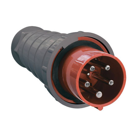 Вилка переносная IEK 045, 3Р+РЕ+N, 125A, IP54, PSR02-125-5 - 1