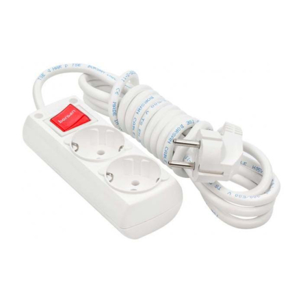 Подовжувач 2 гн+Z + викл., 3 м Borsan, BR.1562-3 - 1