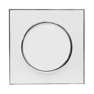 Выключатель 1-кл. RIGHT HAUSEN LAURA белый HN-015011