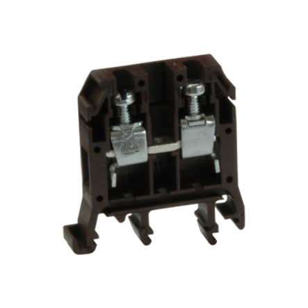 Клемна колодка однорядна SEZ RS 25/7 коричнева - 1