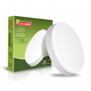 Светильник светодиодный EUROLAMP, LED-NLR-38/5, 38W, 5000K, ⌀225мм