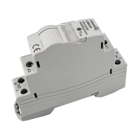 Таймер + енергометр Lemanso LM6355, 16 A, AC 100-230 В, + дод. контакт, 1NO (SPST-NO), DIN, Wi-Fi, Tuya - 1