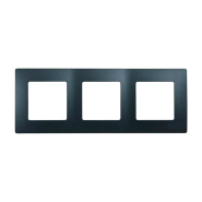 Рамка 3 поста Legrand Etika, 672583, антрацит