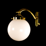 Бра ART GLASS SALOME nickel, 1x40W