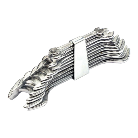 Набір ключів ріжково-накидних VOREL М 6-32 мм, 12 шт, 50630 - 1