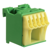 Блок HAGER KN06E, PE-клем, кількість одиниць-1; ширина - 30мм, 1P, 63A, 34х33х30 мм