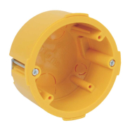 Коробка установча під гіпсокартон двостінна KOPOS KI 68 L/1_NA, ⌀80х50 мм (клас горіння А-С3)