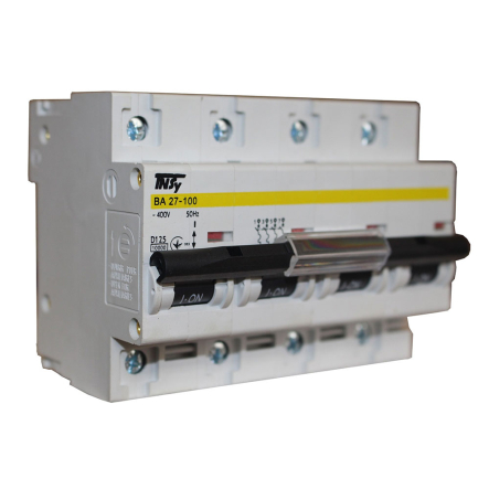 Автоматический выключатель TNSY ВА27-100, 4P, D 125 A, 10 kA, 5504920 - 1
