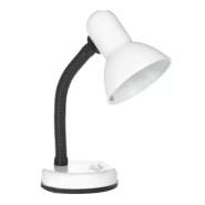 Настільна лампа Lemanso LMN094, 20W, E27, з вимикачем, біла