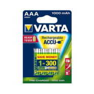 Акумуляторна батарейка VARTA&amp;nbsp;RECHARGEABLE&amp;nbsp;ACCU, AAA, 1000&amp;nbsp;мАг, NI-MH, ціна&amp;nbsp;за&amp;nbsp;упаковку, продаємо&amp;nbsp;поштучно, 5703301404