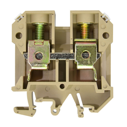 Клеммник винтовой JXB-16х35 жёлтый, АСКО-УКРЕМ A0130010019 - 1