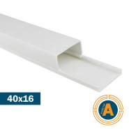 Канал кабельный Basic 40х16 мм/2000мм ECOHOME, ECO040010023