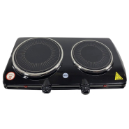 Электроплитка МРИЯ 5854, 2х конфорочная, стеклокерамика 2,1 кВт, черная