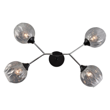 Люстра VALESO V XA1483B/4 BK+CR