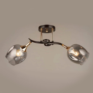 Люстра VALESO V W3009–2 Black+Gold на 2 плафона