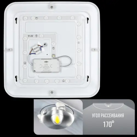 Светильник светодиодный Biom DL-S702-24, 24Вт, 5000K