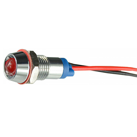 Сигнальная арматура АСКО-УКРЕМ AC22C-8 220В AC, LED, красная, A0140030217 - 1