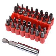 Набор бит CrV з квадр. 1/4&quot; VOREL 33 шт, 66330