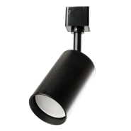 Світильник трековий FERON, AL155, без лампи MR16/GU10, 56х190 мм, чорний, 6316