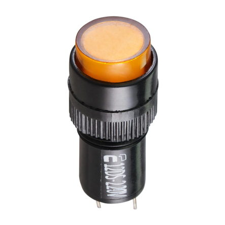 Сигнальная арматура АСКО-УКРЕМ AD22E-12DS, 220V АC, жовта, A0140030192