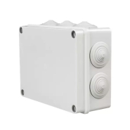 Коробка розподільна PAWBOL S-BOX 406, 190х140х70, IP55, 10 сальників, сіра
