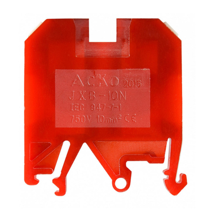 Клемник гвинтовий АСКО-УКРЕМ JXB-10х35, червоний, A0130010036 - 1