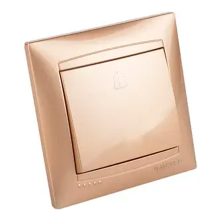 Кнопка дзвінка LEMANSO, Сакура золото, LMR1210 - 1