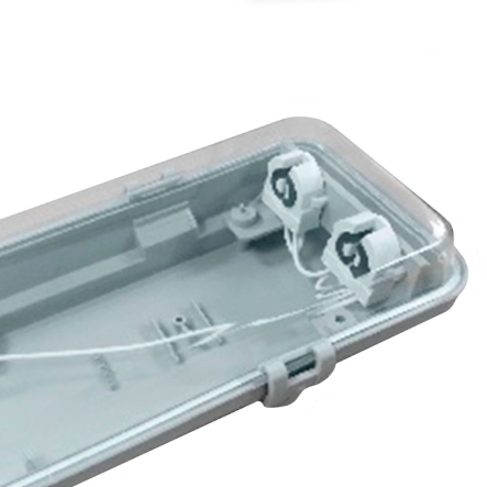 Корпус светильника линейного ENERLIGHT Т8 2х1,2м IP65 - 1