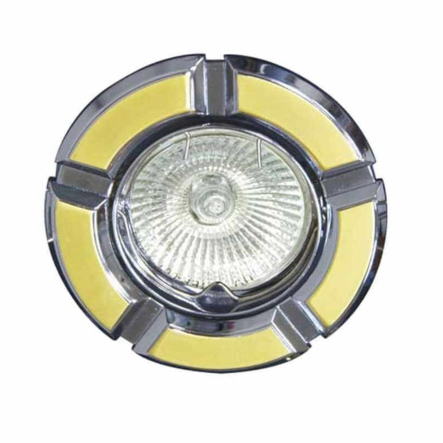 Світильник точковий Feron 098T, MR16, GU5.3, 12 В, 50 Вт, коло, золото/хром - 1