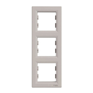 Рамка 3-постовая, вертикальная, Schneider Electric ASFORA, бронза, EPH5810369