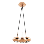 Подвес Nowodvorski 6244, LIPARI COPPER III zwis 3*GU10, 50W
